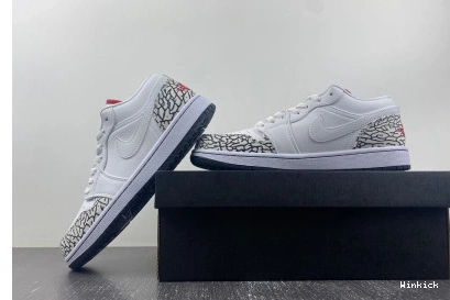 338145-162 Low Jordan Cement  Grey 1 Phat 0813